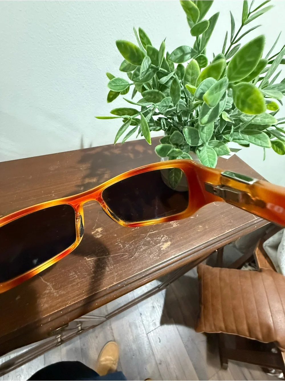 Costa Cream Frame Blue Lens Sunglasses